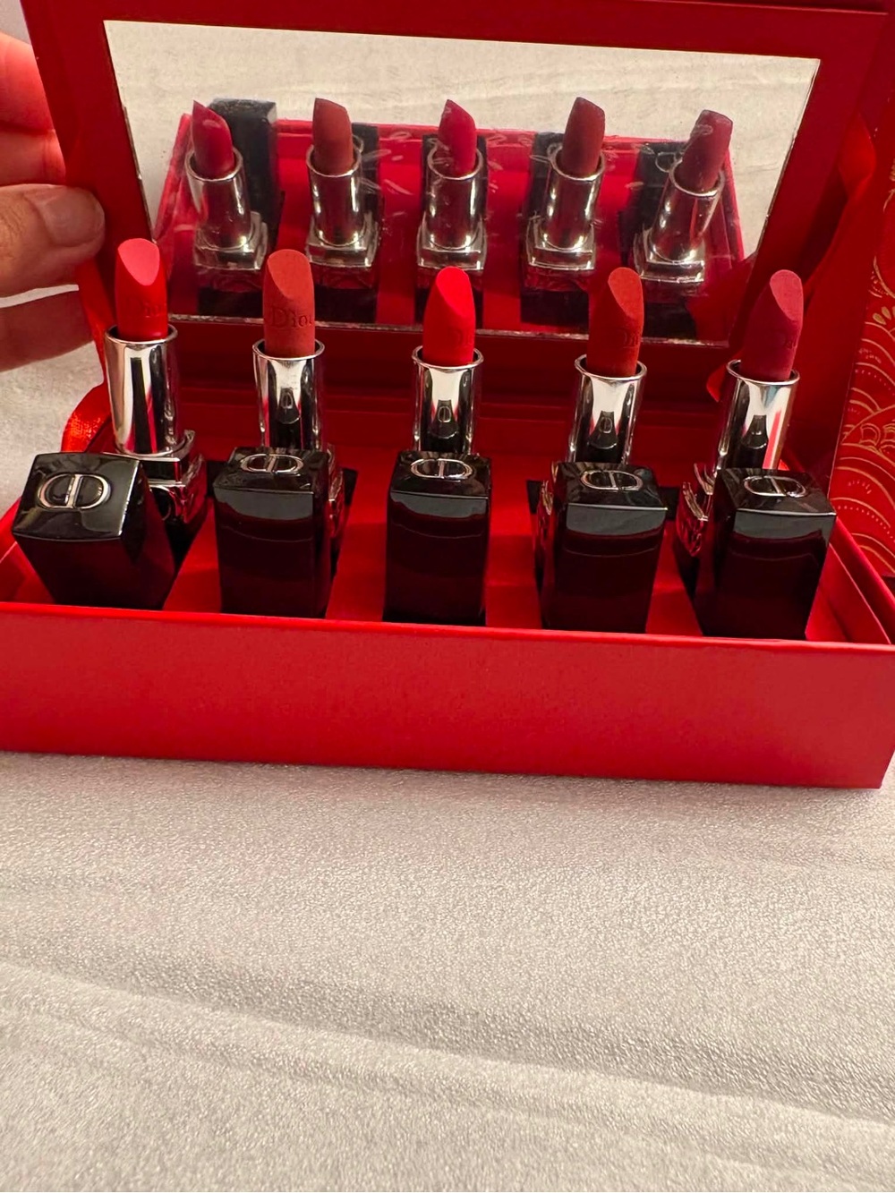 Dior Mini Lipstick Set 5-Piece 0.05 oz 999/720/772/888